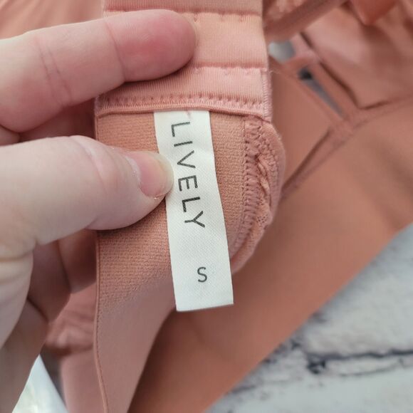 Lively Bra Shell Pink Size Small 41265 - Picture 4 of 5